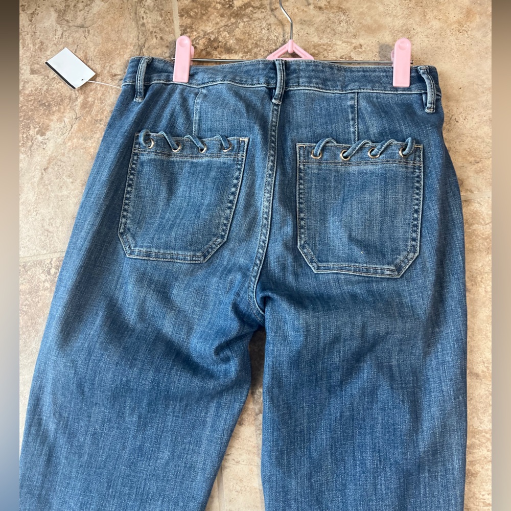 White House Black Market Blue Boyfriend Jeans